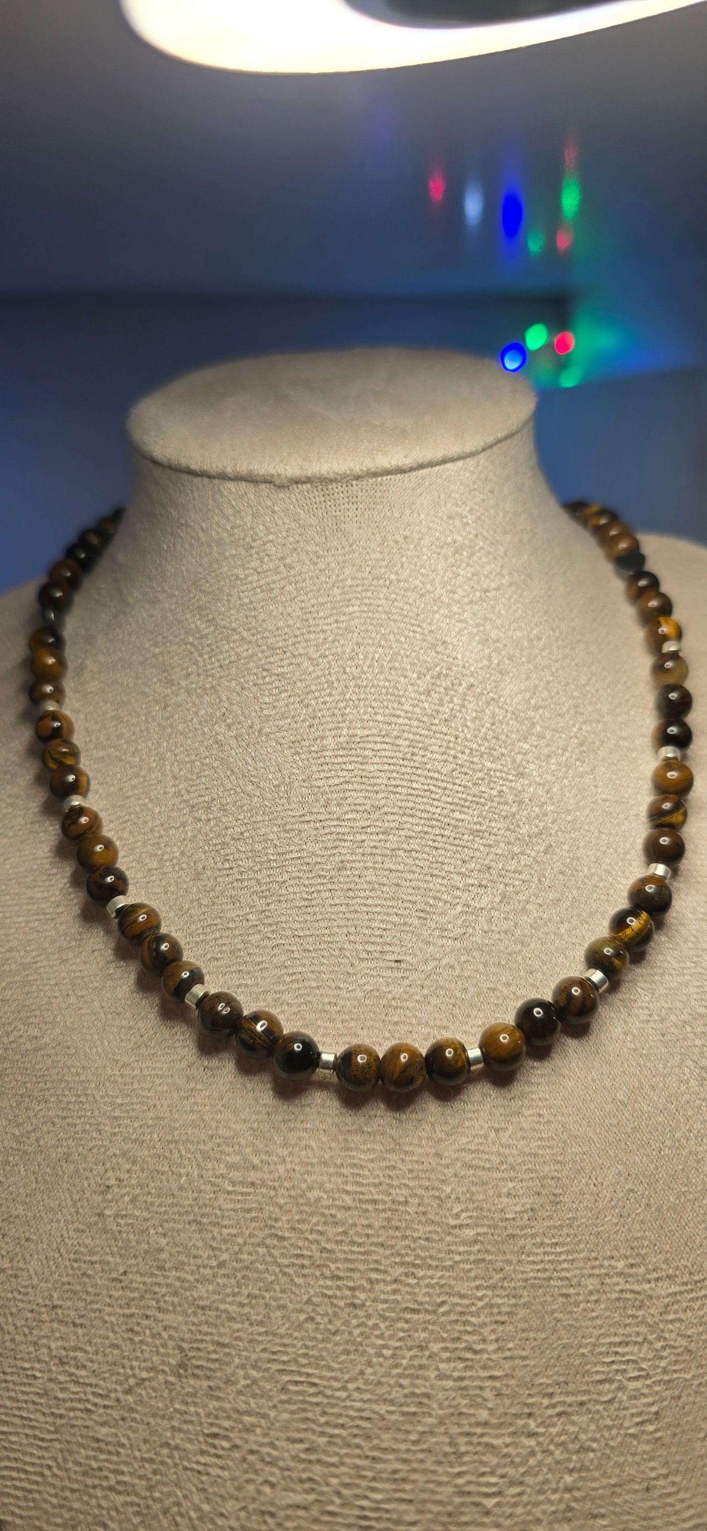 Sguardo di Tigre: Collana in Occhio di Tigre