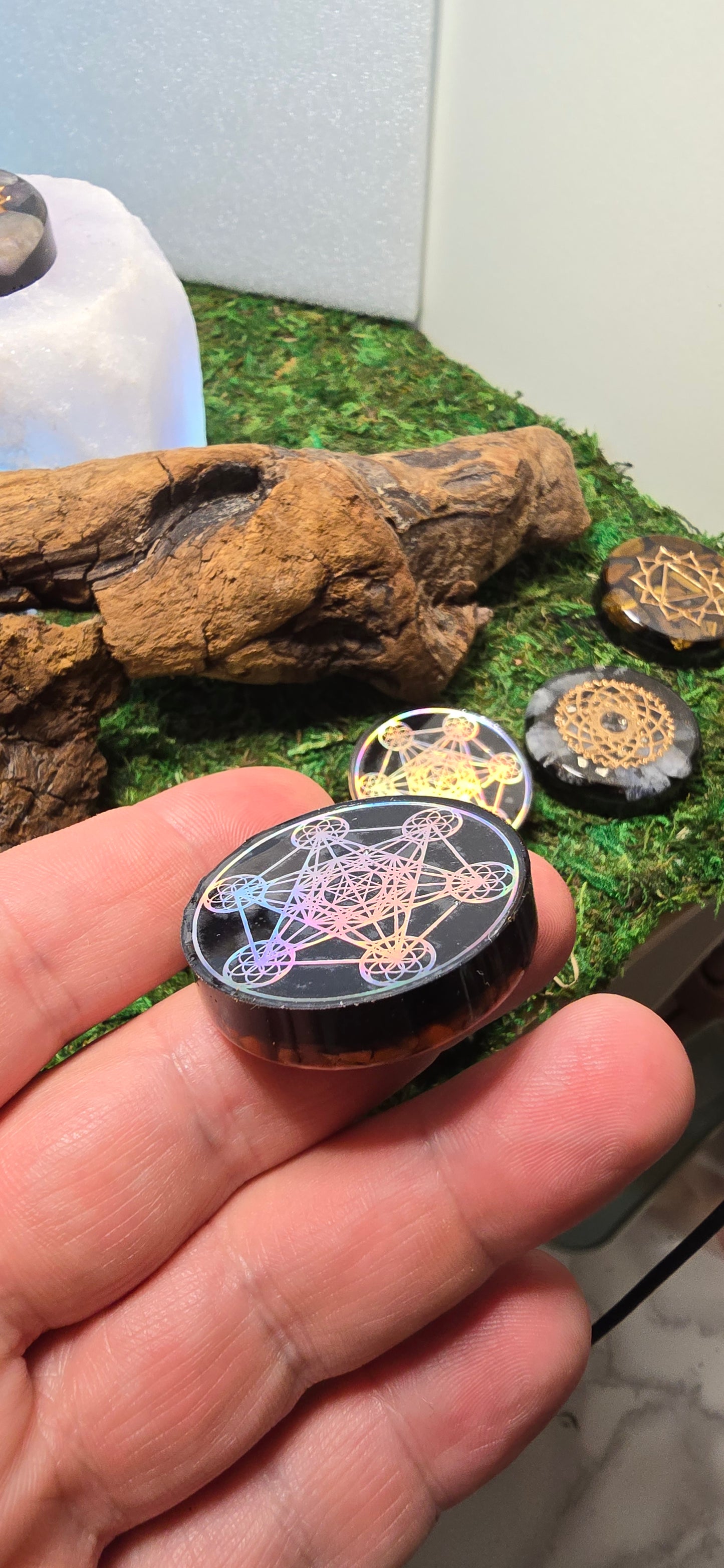 Dischi Orgonitici del Risveglio Il Sigillo di Metatron e la Forza degli Elementi