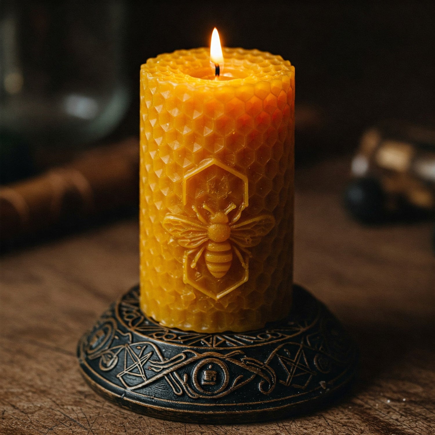 Candele cera d'Api naturale