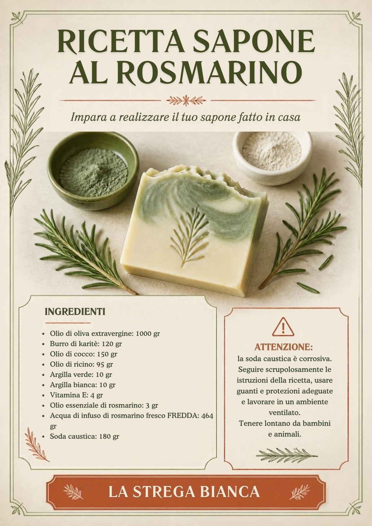 Ricetta Sapone al Rosmarino