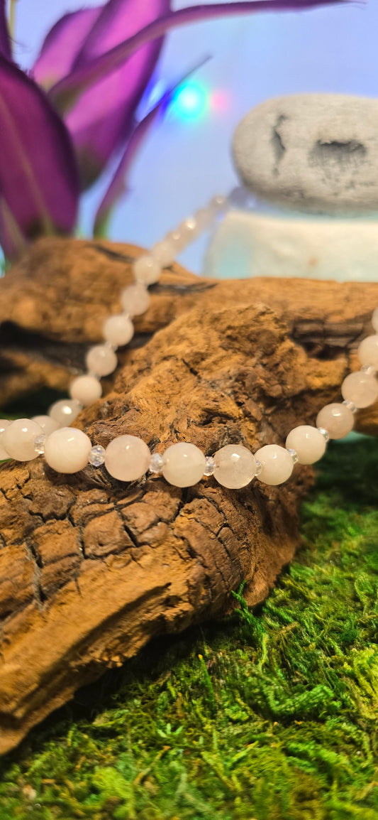 Essenza d'Amore: Collana in Quarzo Rosa