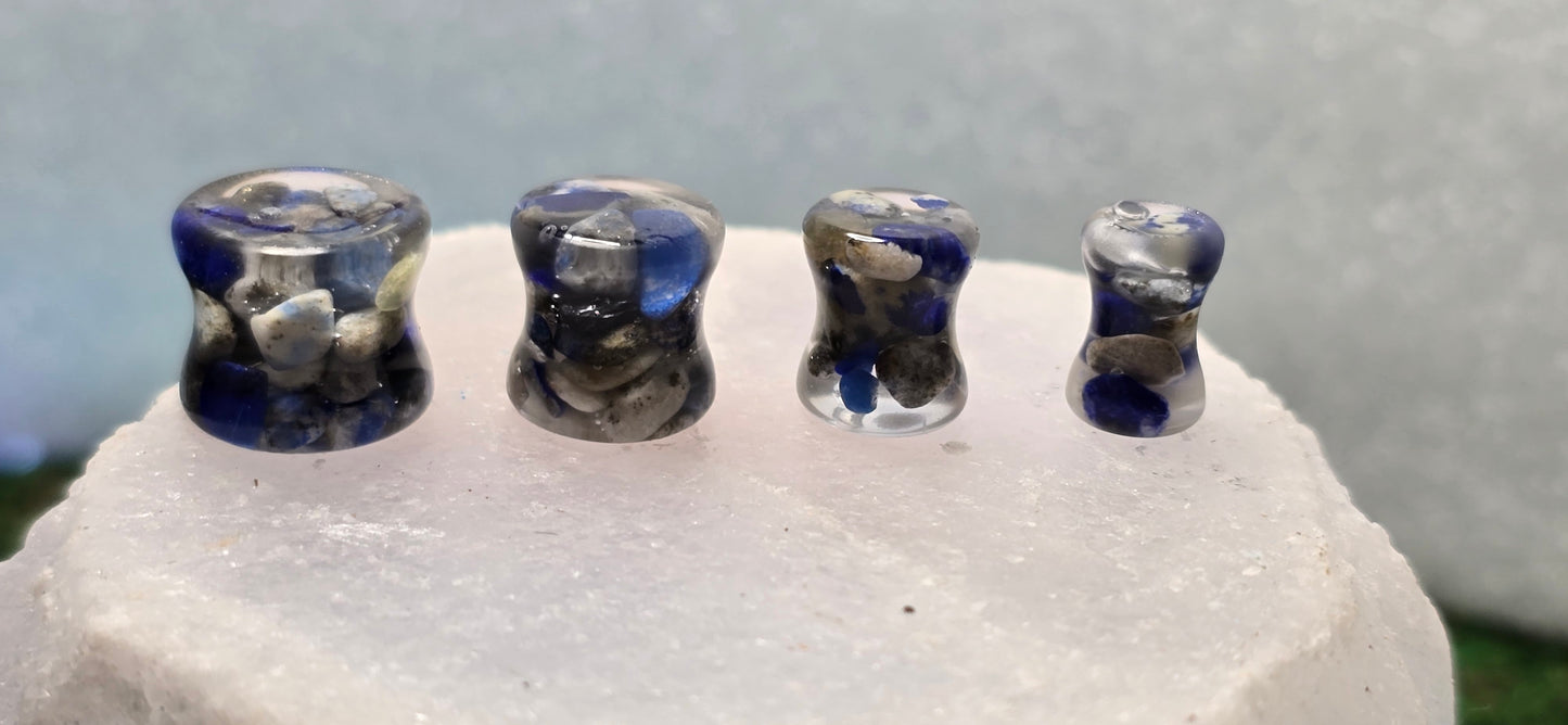Il Set del Risveglio: Dilatatori in Lapis Lazzuli e Resina Cristallina