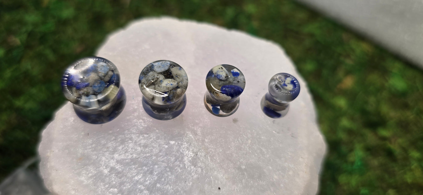 Il Set del Risveglio: Dilatatori in Lapis Lazzuli e Resina Cristallina